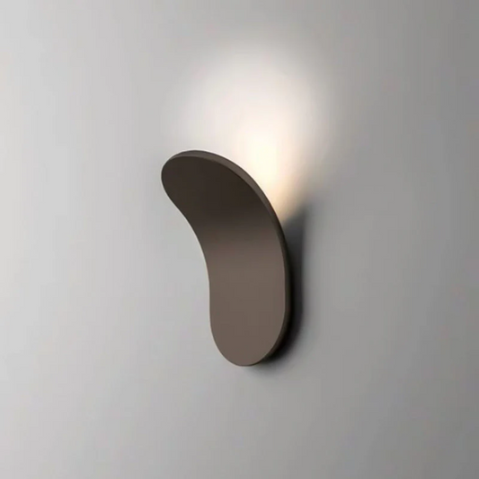 Minimalist Nordic wall lamp in black, white, and gold, photo 2 of 7