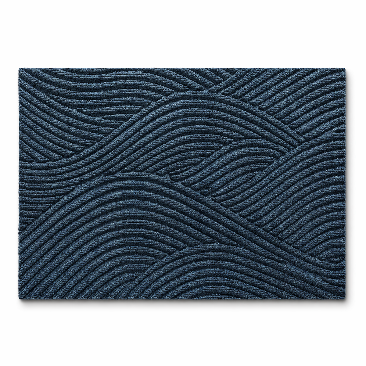 Non-slip entry door mat in green, grey, and khaki, photo 5 of 7