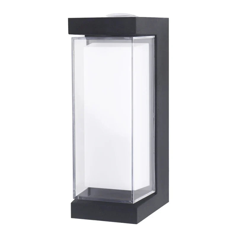Square and round waterproof LED outdoor wall sconce, photo 10 of 10