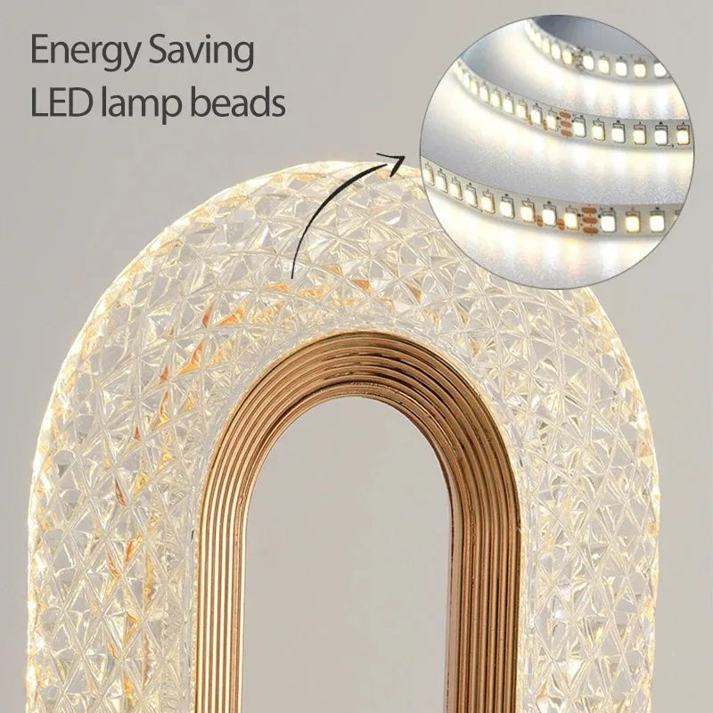 3D crystal LED night light with touch dimming, photo 9 of 11
