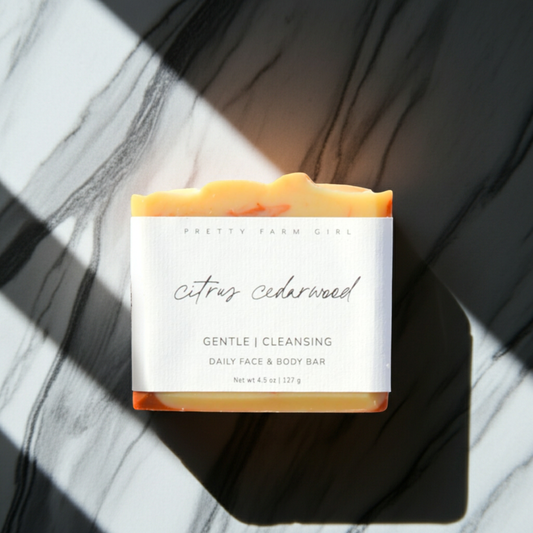 Citrus & Cedarwood Goat Milk Soap Bar